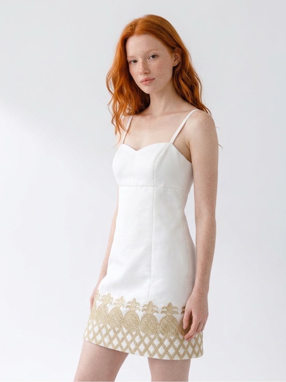 Lily Pulitzer Quilted Pineapple Dress